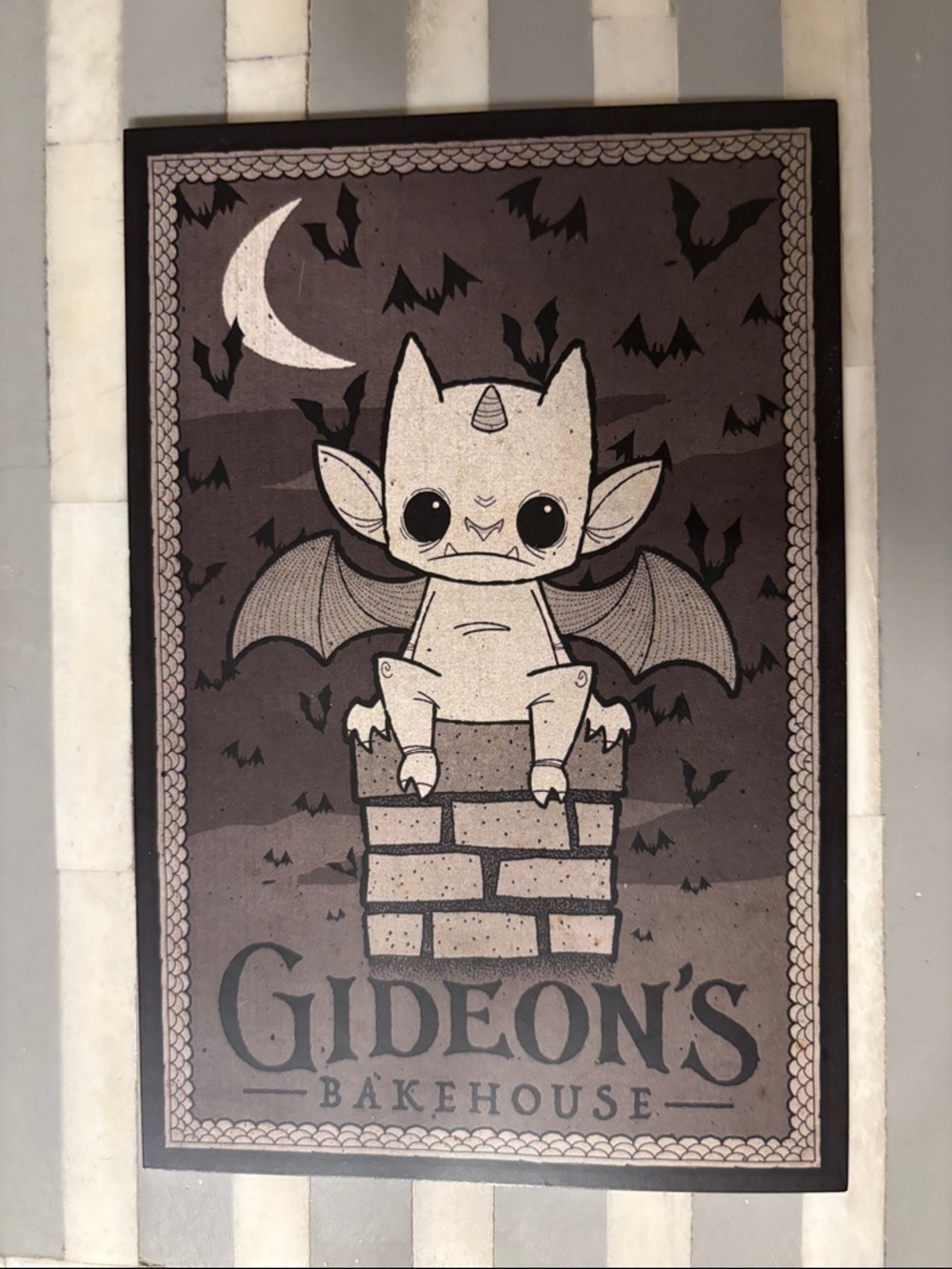 Gideon’s Bakehouse September 2022 Menu with Baby Gargoyle